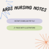 ARDS Respiratory Disorder Nursing Notes - Scholarly Nurse